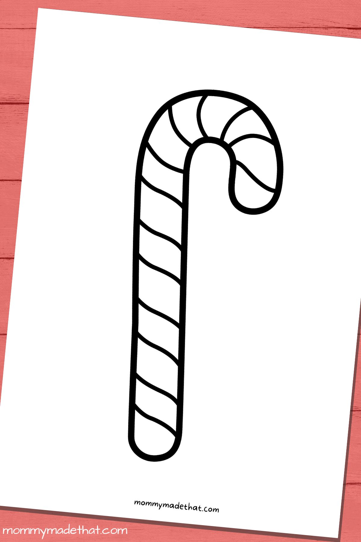 adorable candy cane templates (free printables!)